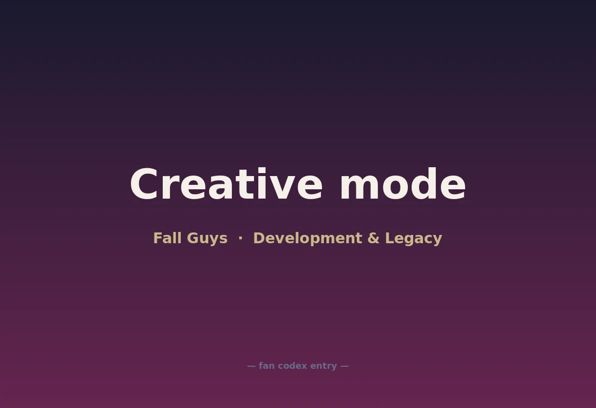 Creative mode