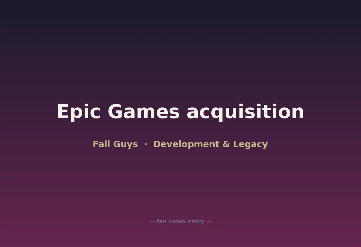 Epic Games acquisition
