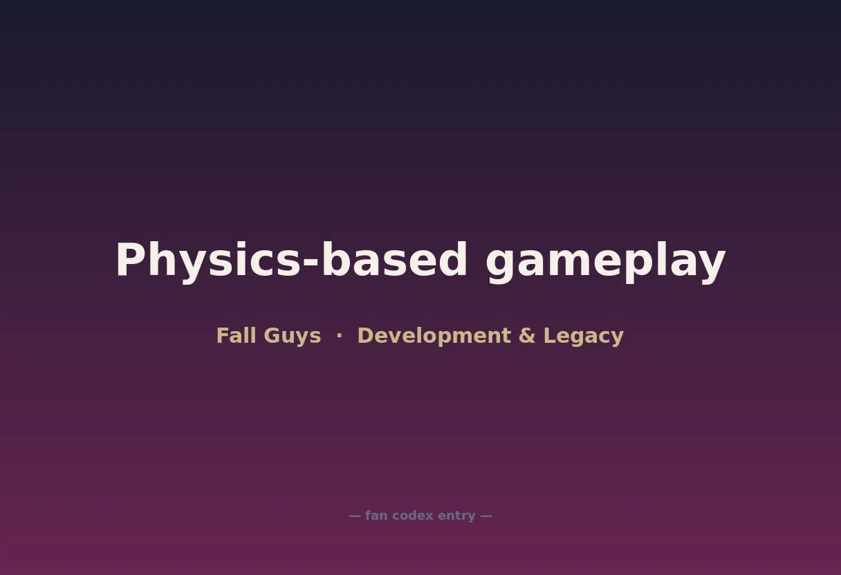 Physics-based gameplay